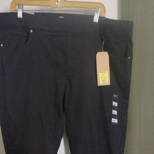 Levi's Black Pull-On Leggings Size 22W M